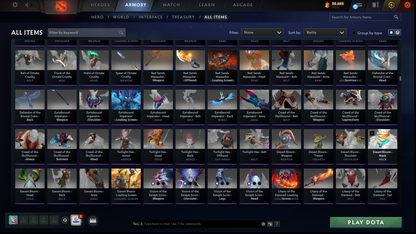 BATTLEPASS: TI7, TI11, AGHANIM, NEMESTICE - SPECIAL COLLECTOR'S ACCOUNT - 9 ARCANAS: SPEC, DROW, VOID, RAZOR, IO, PA, LC, PUDGE & SF + DK PERSONA, DARK ARTISTRY KID, KUNKKA & HOODWINK PRESTIGE | TONS OF CACHE SETS | 6 PERSONAS | TERRAINS