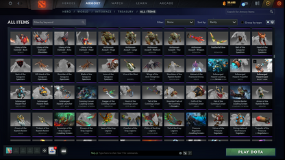 BATTLEPASS: TI7, TI11, AGHANIM, NEMESTICE - SPECIAL COLLECTOR'S ACCOUNT - 9 ARCANAS: SPEC, DROW, VOID, RAZOR, IO, PA, LC, PUDGE & SF + DK PERSONA, DARK ARTISTRY KID, KUNKKA & HOODWINK PRESTIGE | TONS OF CACHE SETS | 6 PERSONAS | TERRAINS