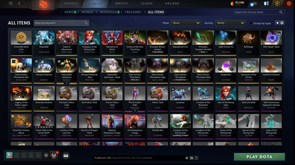 TI6, TI9, TI10, NEMESTICE - Collector's Acc - 5 Arcanas: WK, QOP, WR, ES & Pudge | Ultra Rare Legion Wings | DK Persona & Dark Artistry Kid | Rare Terrains including Immortal Gardens | High Value Cache Sets & Items | 6 Personas | 2012 Account