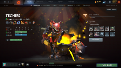 Divine I | MMR: 4590 - Behavior: 11981 | 3 Arcanas: Zeus, Techies & Terrorblade | 11480+ Matches | 3 Personas: Mirana, CM & Antimage | Many Cache Sets & Items | Loaded with Immortals | Mainpool | Complete Access