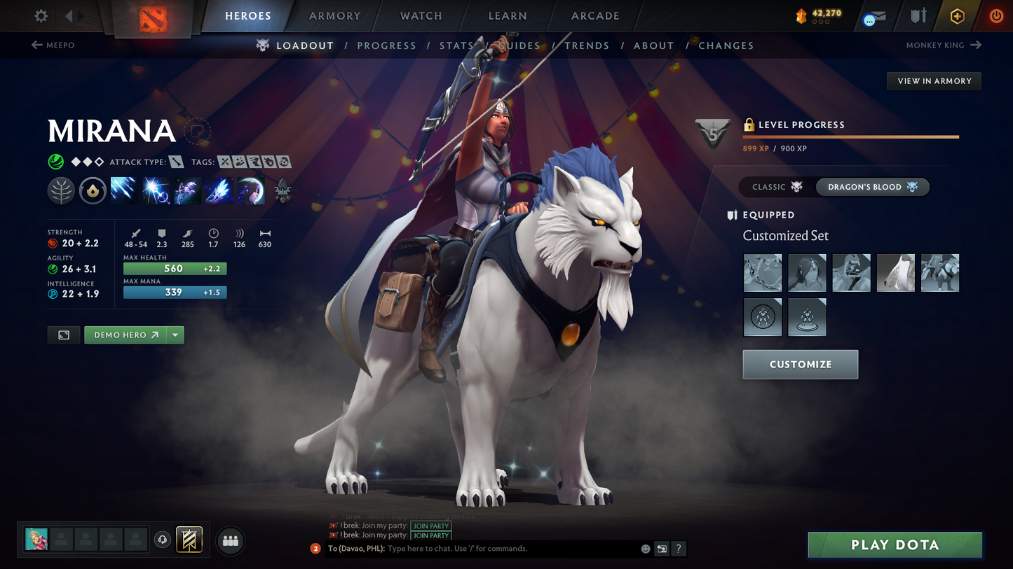 Divine I | MMR: 4590 - Behavior: 11981 | 3 Arcanas: Zeus, Techies & Terrorblade | 11480+ Matches | 3 Personas: Mirana, CM & Antimage | Many Cache Sets & Items | Loaded with Immortals | Mainpool | Complete Access