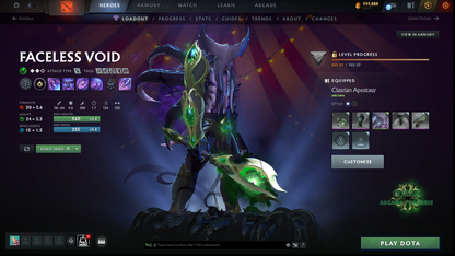 Immortal | MMR: 6523 | Battlepass: TI11 | 4 Arcanas: Void, Razor, Rubick & Techies | 5 Personas: PA, CM, Mirana, AM & Invoker | Primal Prestige | Cavern Crawl Sets | Tons of Cache Sets & Items | Stacked Account | 3000+ Hours Played