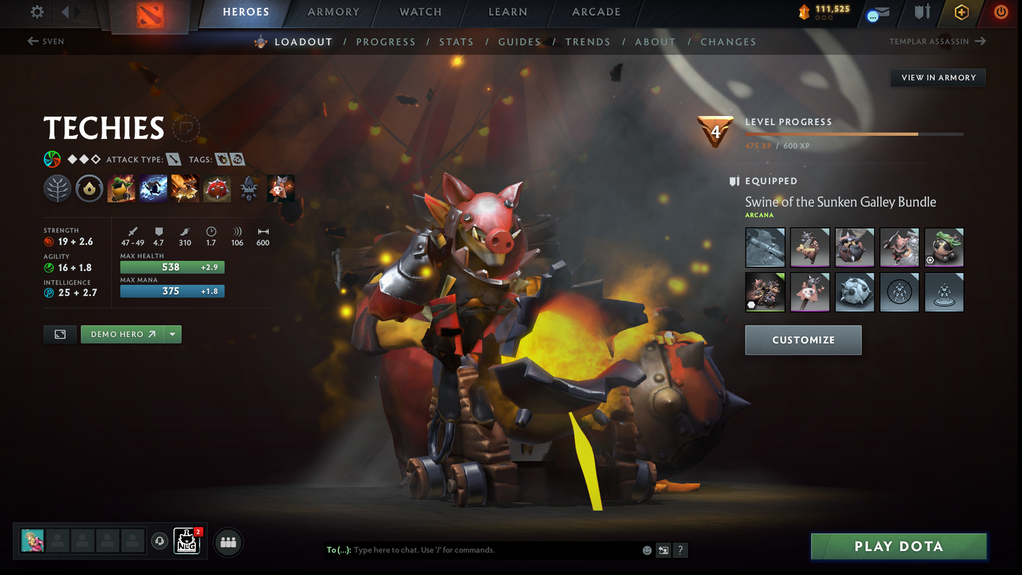 Immortal | MMR: 6523 | Battlepass: TI11 | 4 Arcanas: Void, Razor, Rubick & Techies | 5 Personas: PA, CM, Mirana, AM & Invoker | Primal Prestige | Cavern Crawl Sets | Tons of Cache Sets & Items | Stacked Account | 3000+ Hours Played