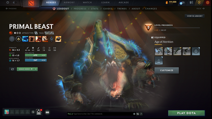 Immortal | MMR: 6523 | Battlepass: TI11 | 4 Arcanas: Void, Razor, Rubick & Techies | 5 Personas: PA, CM, Mirana, AM & Invoker | Primal Prestige | Cavern Crawl Sets | Tons of Cache Sets & Items | Stacked Account | 3000+ Hours Played