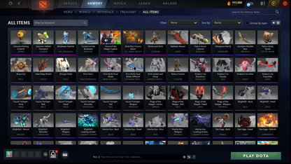 Immortal | MMR: 6523 | Battlepass: TI11 | 4 Arcanas: Void, Razor, Rubick & Techies | 5 Personas: PA, CM, Mirana, AM & Invoker | Primal Prestige | Cavern Crawl Sets | Tons of Cache Sets & Items | Stacked Account | 3000+ Hours Played