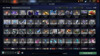 Immortal | MMR: 6523 | Battlepass: TI11 | 4 Arcanas: Void, Razor, Rubick & Techies | 5 Personas: PA, CM, Mirana, AM & Invoker | Primal Prestige | Cavern Crawl Sets | Tons of Cache Sets & Items | Stacked Account | 3000+ Hours Played