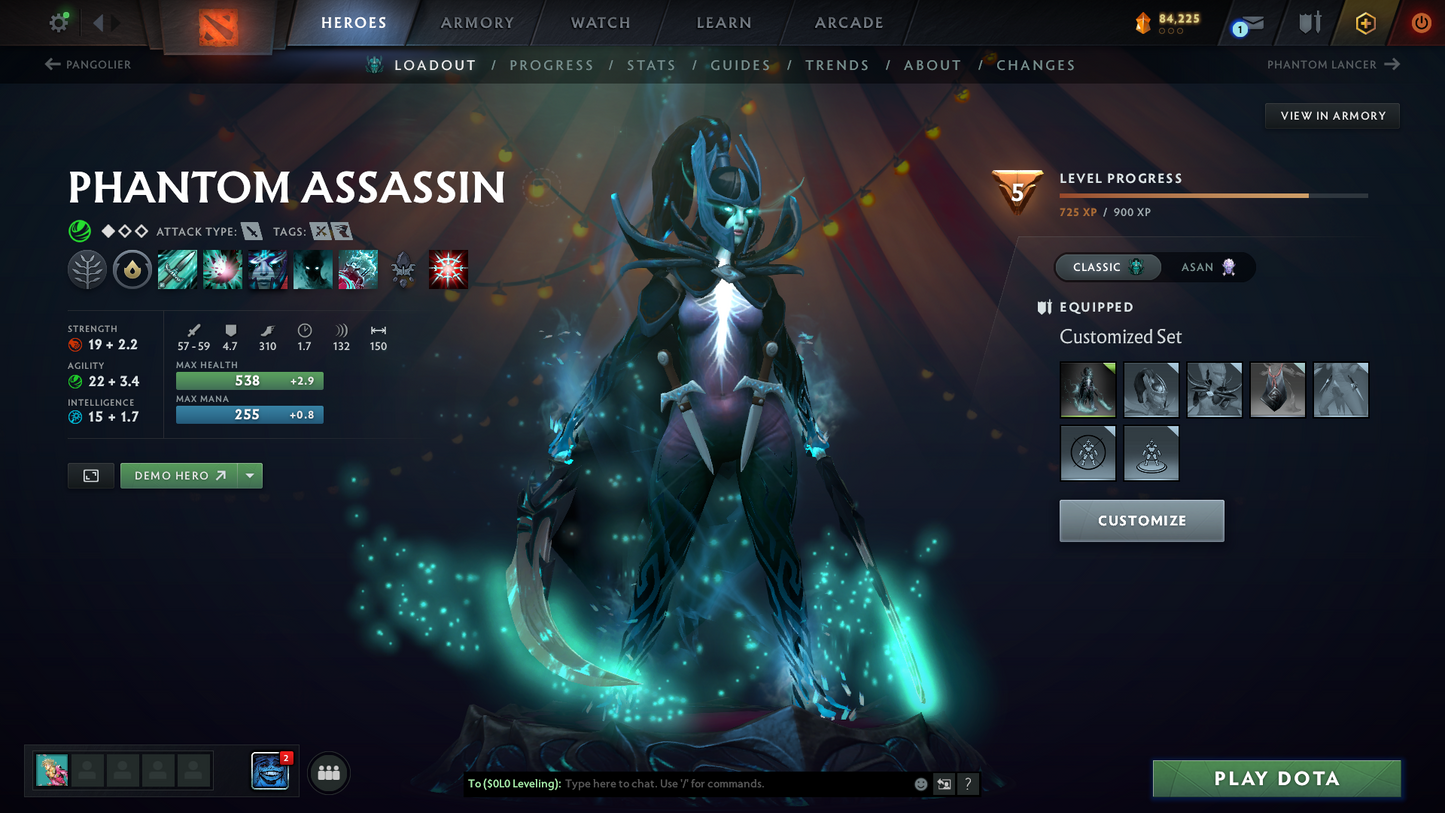 Divine I | MMR: 4632 - Behavior: 11322 | 4 Arcanas: Monkey King, Phantom Assassin, Rubick & Pudge | TI11 Prestige: Primal Beast & CM Persona | x16 MMR DD Tokens | Many Sets & Immortals | 2022 Account | Complete Access
