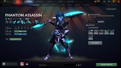 Legend I | MMR: 3060 - Behavior: 12000 | 3 Arcanas: Zeus, Ogre & Pudge | Exclusive Personas: Phantom Assassin, Invoker & CM | x98 MMR DD Tokens | Stacked with Cache Sets & Immortals | 2019 Account | Mainpool | Complete Access
