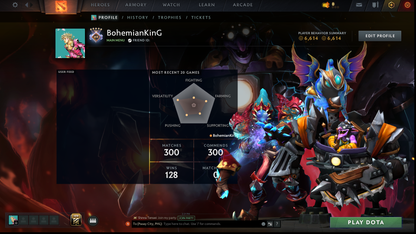 Guardian IV | MMR: 1243 - Behavior: 6614 (Playable) | 2018 Account | Fast Queue | Instant Delivery | Complete Access | LOW PRICE