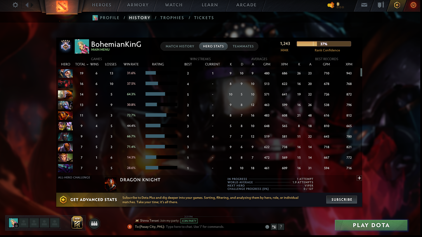 Guardian IV | MMR: 1243 - Behavior: 6614 (Playable) | 2018 Account | Fast Queue | Instant Delivery | Complete Access | LOW PRICE