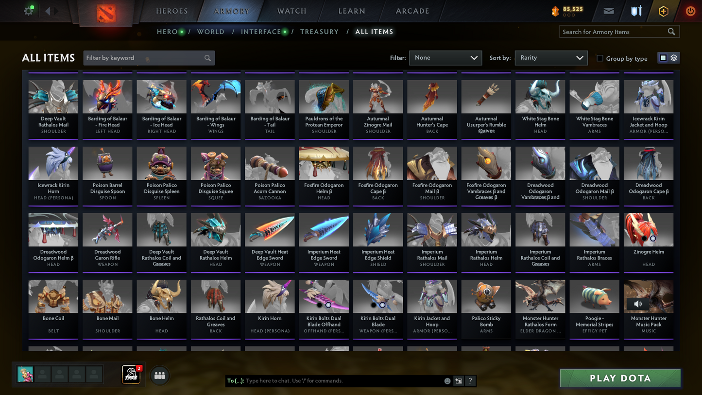 TI9, TI10, TI11 - Collector's Acc - 9 Arcanas: WK, QOP, WR, Void, ES, Razor, Rubick, Lina & SF | Ultra Rare Cache Sets & Items | 6 Personas | Axe, Tiny & Primal Prestige | 2 Exclusive Terrains | Arcanas Style Unlocked | 2015 Account | Complete Access