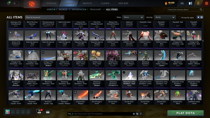 TI9, TI10, TI11 - Collector's Acc - 9 Arcanas: WK, QOP, WR, Void, ES, Razor, Rubick, Lina & SF | Ultra Rare Cache Sets & Items | 6 Personas | Axe, Tiny & Primal Prestige | 2 Exclusive Terrains | Arcanas Style Unlocked | 2015 Account | Complete Access