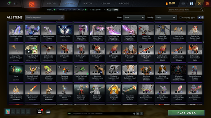 TI9, TI10, TI11 - Collector's Acc - 9 Arcanas: WK, QOP, WR, Void, ES, Razor, Rubick, Lina & SF | Ultra Rare Cache Sets & Items | 6 Personas | Axe, Tiny & Primal Prestige | 2 Exclusive Terrains | Arcanas Style Unlocked | 2015 Account | Complete Access