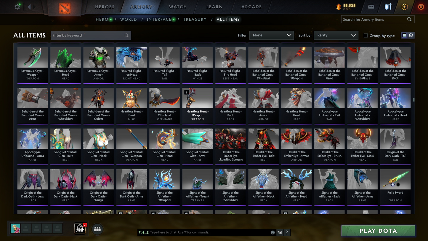 TI9, TI10, TI11 - Collector's Acc - 9 Arcanas: WK, QOP, WR, Void, ES, Razor, Rubick, Lina & SF | Ultra Rare Cache Sets & Items | 6 Personas | Axe, Tiny & Primal Prestige | 2 Exclusive Terrains | Arcanas Style Unlocked | 2015 Account | Complete Access