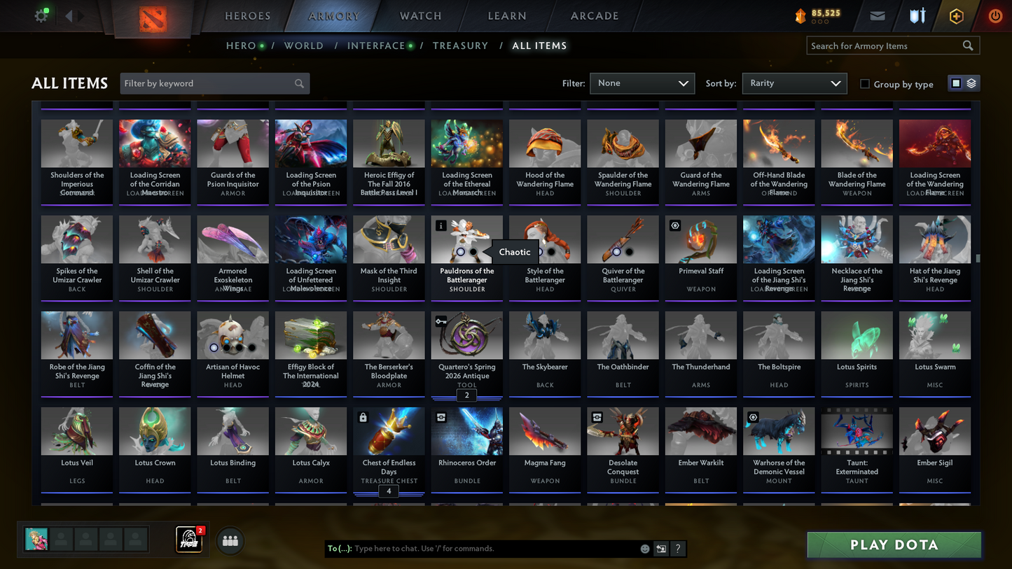 TI9, TI10, TI11 - Collector's Acc - 9 Arcanas: WK, QOP, WR, Void, ES, Razor, Rubick, Lina & SF | Ultra Rare Cache Sets & Items | 6 Personas | Axe, Tiny & Primal Prestige | 2 Exclusive Terrains | Arcanas Style Unlocked | 2015 Account | Complete Access