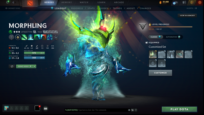 Archon IV | MMR: 2918 | Behavior: 9772 | Pudge Arcana | Sven's Shattered Greatsword | TI11 Cavern Crawl Sets: Isle of Dragons & Stonefish Renegade | Stacked with Sets & Immortals | Mainpool | High Trophy Level | 2020 Account