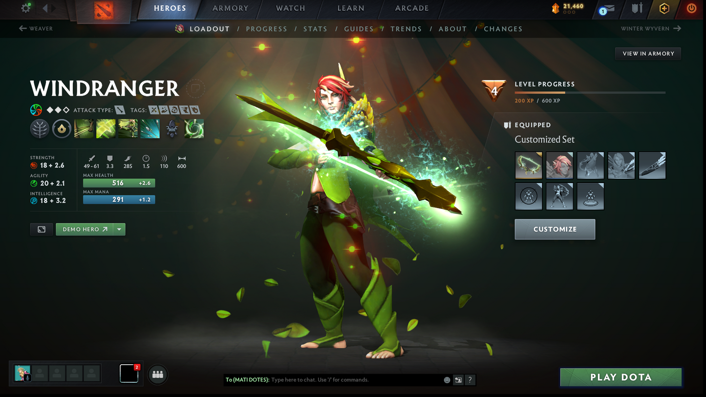 Archon IV | MMR: 2918 | Behavior: 9772 | Pudge Arcana | Sven's Shattered Greatsword | TI11 Cavern Crawl Sets: Isle of Dragons & Stonefish Renegade | Stacked with Sets & Immortals | Mainpool | High Trophy Level | 2020 Account