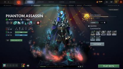 Legend IV | MMR: 3467 | Behavior: 11989 | 5 Arcanas: PA (Style Unlocked), Jugg, Venge, Rubick & Techies | 2 Personas: PA & AM | Grandmaster Tier Heroes | Dota Plus Activated | 4600+ Matches | Tons of Cache Sets | Stacked Account