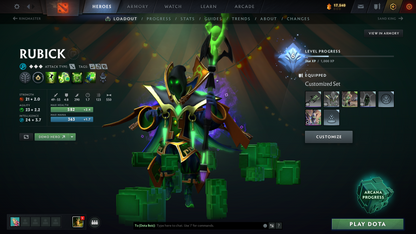 Legend IV | MMR: 3467 | Behavior: 11989 | 5 Arcanas: PA (Style Unlocked), Jugg, Venge, Rubick & Techies | 2 Personas: PA & AM | Grandmaster Tier Heroes | Dota Plus Activated | 4600+ Matches | Tons of Cache Sets | Stacked Account