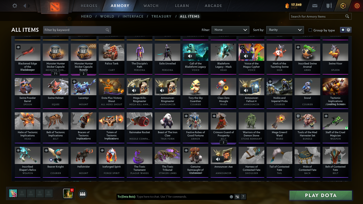 Legend IV | MMR: 3467 | Behavior: 11989 | 5 Arcanas: PA (Style Unlocked), Jugg, Venge, Rubick & Techies | 2 Personas: PA & AM | Grandmaster Tier Heroes | Dota Plus Activated | 4600+ Matches | Tons of Cache Sets | Stacked Account