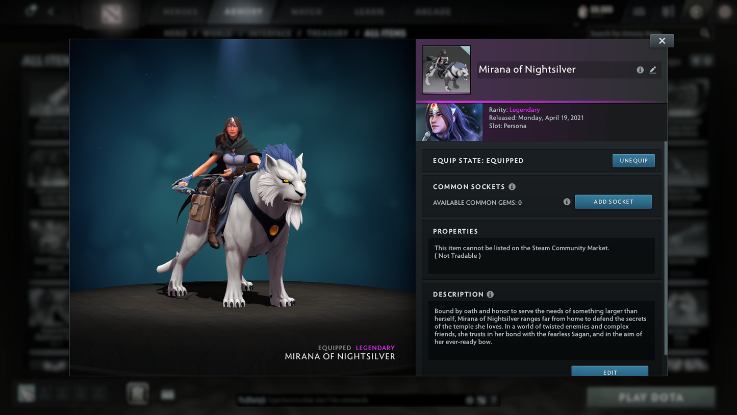 Divine III | MMR: 4977 | Behavior: 10760 | Fully Stacked Account | Phantom Assassin Arcana | Expensive Cache Sets & Items | Mirana & Pudge Persona | Complete 10th Anniversary | Mainpool | 5400+ Hours | Full Access