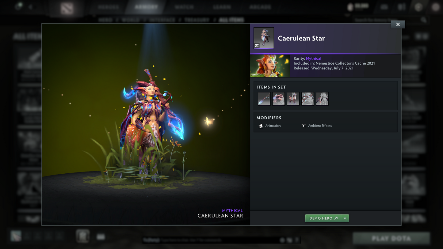 Divine III | MMR: 4977 | Behavior: 10760 | Fully Stacked Account | Phantom Assassin Arcana | Expensive Cache Sets & Items | Mirana & Pudge Persona | Complete 10th Anniversary | Mainpool | 5400+ Hours | Full Access