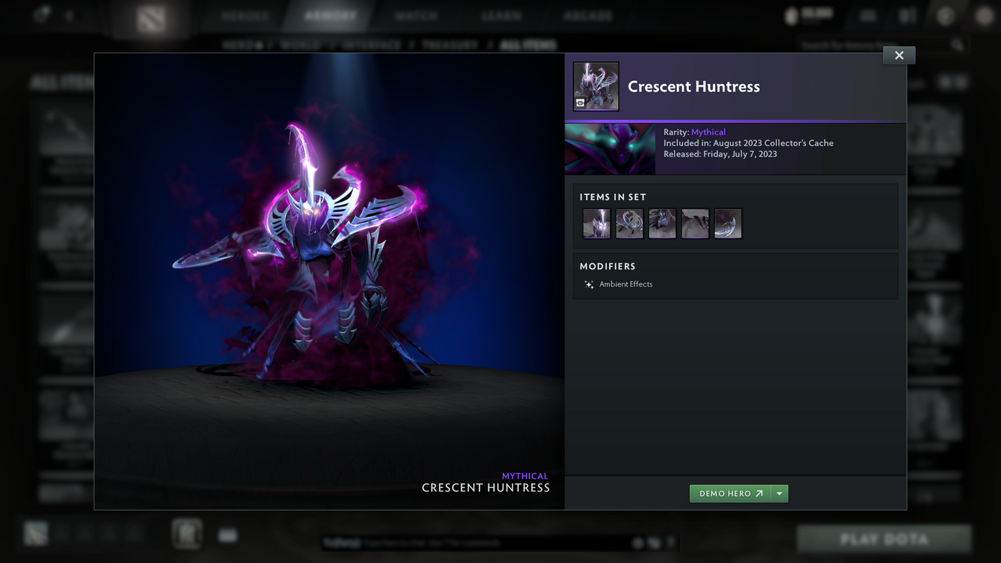 Divine III | MMR: 4977 | Behavior: 10760 | Fully Stacked Account | Phantom Assassin Arcana | Expensive Cache Sets & Items | Mirana & Pudge Persona | Complete 10th Anniversary | Mainpool | 5400+ Hours | Full Access
