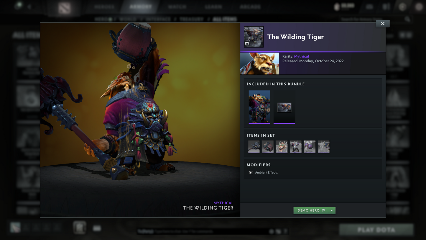 Divine III | MMR: 4977 | Behavior: 10760 | Fully Stacked Account | Phantom Assassin Arcana | Expensive Cache Sets & Items | Mirana & Pudge Persona | Complete 10th Anniversary | Mainpool | 5400+ Hours | Full Access