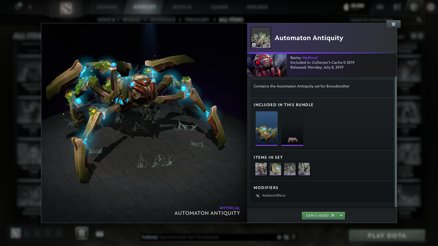 Divine III | MMR: 4977 | Behavior: 10760 | Fully Stacked Account | Phantom Assassin Arcana | Expensive Cache Sets & Items | Mirana & Pudge Persona | Complete 10th Anniversary | Mainpool | 5400+ Hours | Full Access