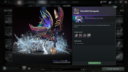 Ancient I | MMR: 3834 | Behavior: 11568 | 2 Arcanas: Shadow Fiend & Legion | 4 Personas: Invoker (Angel of Vex), AM, CM & Mirana | Stacked with Cache Sets, Items & Immortals | 10th Anniversary | Mainpool | 3170+ Hours | Full Access