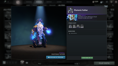Ancient I | MMR: 3834 | Behavior: 11568 | 2 Arcanas: Shadow Fiend & Legion | 4 Personas: Invoker (Angel of Vex), AM, CM & Mirana | Stacked with Cache Sets, Items & Immortals | 10th Anniversary | Mainpool | 3170+ Hours | Full Access