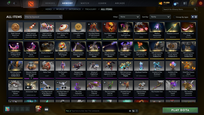Ancient I | MMR: 3834 | Behavior: 11568 | 2 Arcanas: Shadow Fiend & Legion | 4 Personas: Invoker (Angel of Vex), AM, CM & Mirana | Stacked with Cache Sets, Items & Immortals | 10th Anniversary | Mainpool | 3170+ Hours | Full Access
