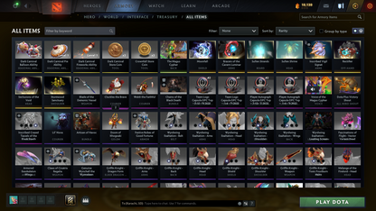 Crusader | MMR: 1996 - Behavior: 11161 | Rubick Arcana | 5900+ Hours | Stacked with Sets and Immortals | 2016 Account | Mainpool | Calibrated | Fast Queue