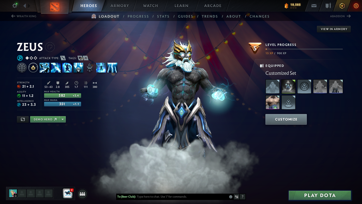 Archon III | MMR: 2643 | Behavior: 9745 | Zeus Arcana | Stacked with Immortals | Invoker's Magus Apex | Many Sets Inside | 2022 Account | Fast Queue | Complete Access
