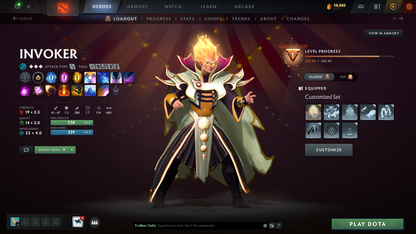 Archon III | MMR: 2643 | Behavior: 9745 | Zeus Arcana | Stacked with Immortals | Invoker's Magus Apex | Many Sets Inside | 2022 Account | Fast Queue | Complete Access