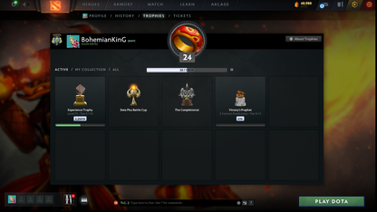Archon V | MMR: 2957 | Behavior: 10088 | Shadow Fiend Arcana | Stacked with Immortals & Sets | Anti Mage Persona | Market & Friends Enabled | Recently Calibrated | Fast Queue | Complete Access