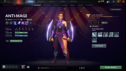 Archon V | MMR: 2957 | Behavior: 10088 | Shadow Fiend Arcana | Stacked with Immortals & Sets | Anti Mage Persona | Market & Friends Enabled | Recently Calibrated | Fast Queue | Complete Access