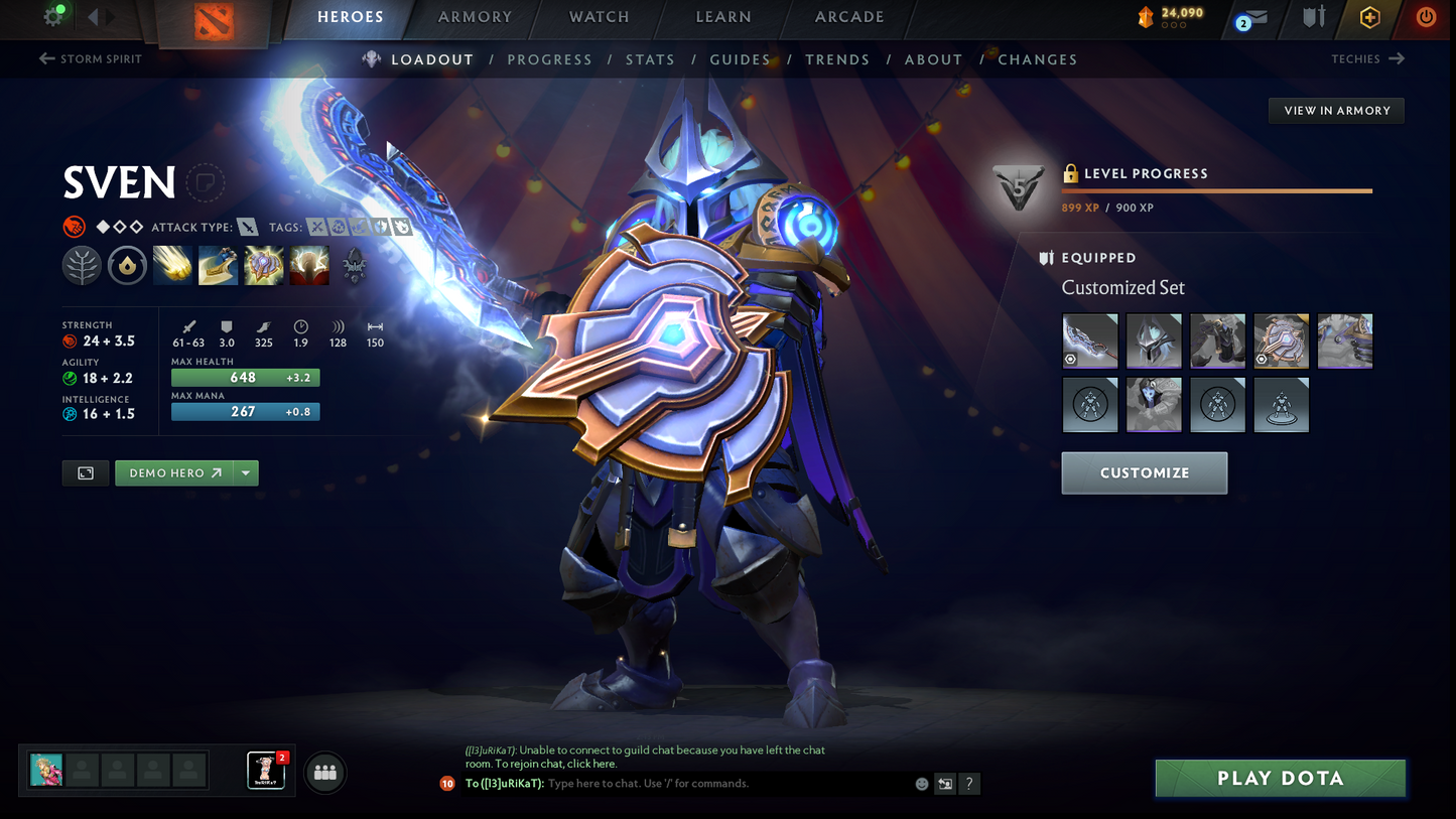 Archon II | MMR: 2502 | Battlepass: TI11 | 5 Arcanas: Void, Razor, SF, Zeus & Pudge | 4 Personas: Phantom Assassin, CM, Mirana & Anti Mage | Primal Prestige | Sven's Shattered Greatsword | Tons of Collector Cache Sets & Items | Stacked Account