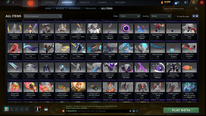 Archon II | MMR: 2502 | Battlepass: TI11 | 5 Arcanas: Void, Razor, SF, Zeus & Pudge | 4 Personas: Phantom Assassin, CM, Mirana & Anti Mage | Primal Prestige | Sven's Shattered Greatsword | Tons of Collector Cache Sets & Items | Stacked Account