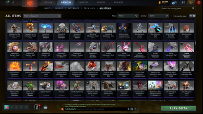 Archon II | MMR: 2502 | Battlepass: TI11 | 5 Arcanas: Void, Razor, SF, Zeus & Pudge | 4 Personas: Phantom Assassin, CM, Mirana & Anti Mage | Primal Prestige | Sven's Shattered Greatsword | Tons of Collector Cache Sets & Items | Stacked Account