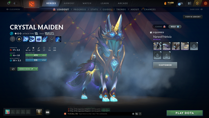 Archon I | MMR: 2275 | Behavior: 9081 | 500+ Hours | Mainpool | 3 Personas: Anti Mage, Phantom Assassin & Crystal Maiden | Tons of Rare Collector Cache Sets | Many Items | Fast Queue | Full Access | Calibrated