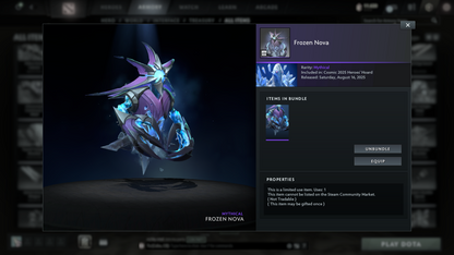 Archon I | MMR: 2275 | Behavior: 9081 | 500+ Hours | Mainpool | 3 Personas: Anti Mage, Phantom Assassin & Crystal Maiden | Tons of Rare Collector Cache Sets | Many Items | Fast Queue | Full Access | Calibrated