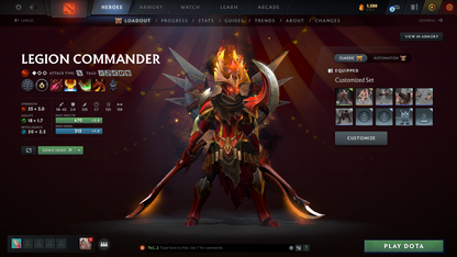Crusader II | MMR: 1668 | Behavior: 12000 | Legion Arcana | Fast Queue | Mirana Persona | Complete 10th Anniversary Sets | Crownfall Sets | Stacked with Immortals and Items | Mainpool | 840+ Hours | Full Access
