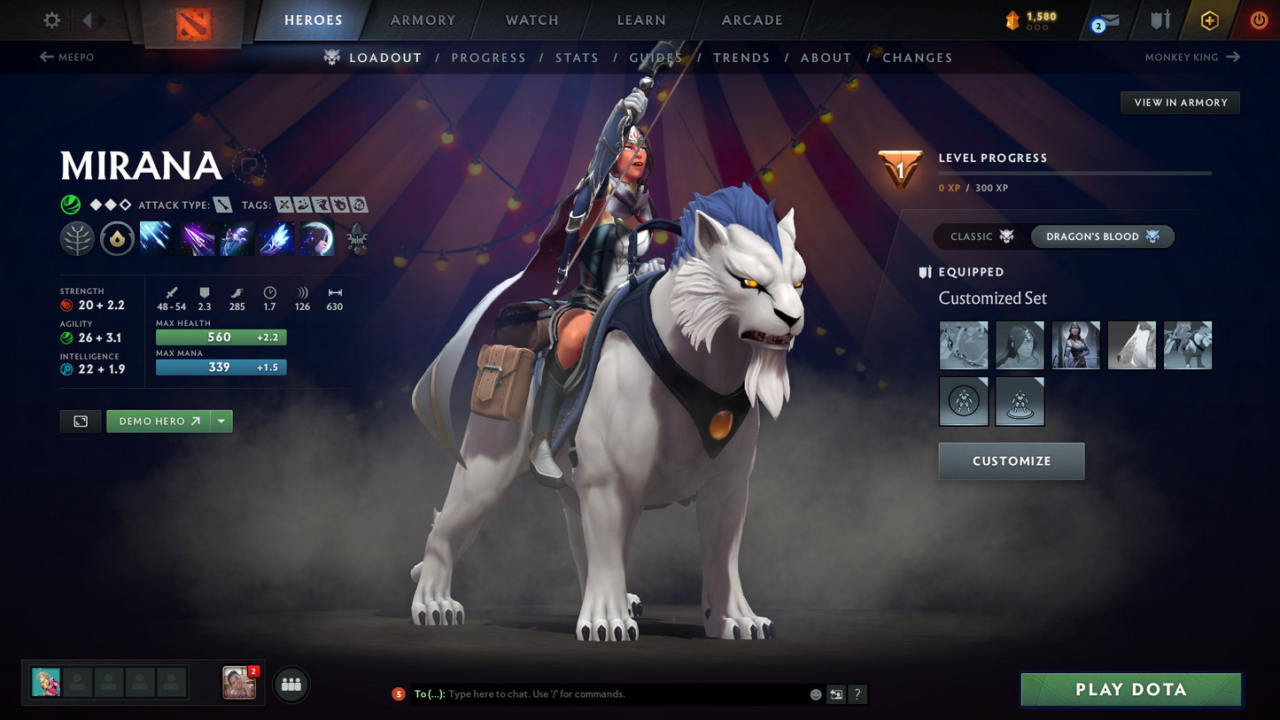 Crusader II | MMR: 1668 | Behavior: 12000 | Legion Arcana | Fast Queue | Mirana Persona | Complete 10th Anniversary Sets | Crownfall Sets | Stacked with Immortals and Items | Mainpool | 840+ Hours | Full Access