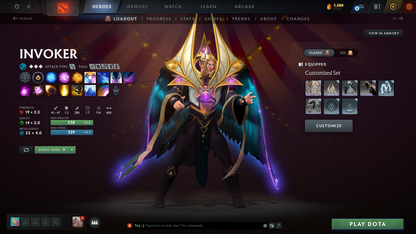 Crusader II | MMR: 1668 | Behavior: 12000 | Legion Arcana | Fast Queue | Mirana Persona | Complete 10th Anniversary Sets | Crownfall Sets | Stacked with Immortals and Items | Mainpool | 840+ Hours | Full Access