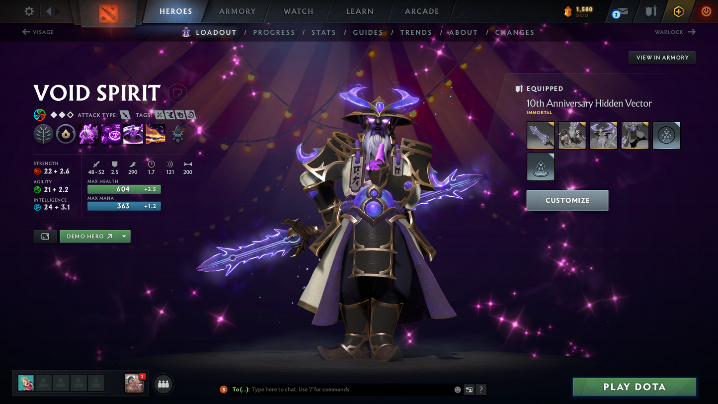 Crusader II | MMR: 1668 | Behavior: 12000 | Legion Arcana | Fast Queue | Mirana Persona | Complete 10th Anniversary Sets | Crownfall Sets | Stacked with Immortals and Items | Mainpool | 840+ Hours | Full Access