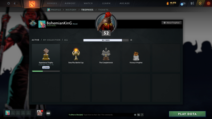 Crusader III | MMR: 1990 | Behavior: 11174 | Shadow Fiend Arcana | 1850+ Hours | Mainpool | Pudge Latest Persona | Stacked with Immortals & Items | Crownfall Sets | Anti Mage's Bashers | 2014 Account | Full Access