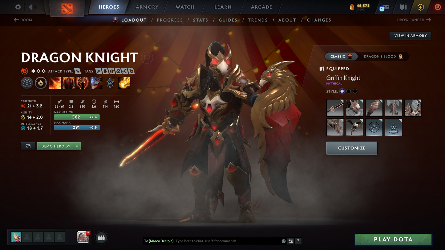 Crusader III | MMR: 1990 | Behavior: 11174 | Shadow Fiend Arcana | 1850+ Hours | Mainpool | Pudge Latest Persona | Stacked with Immortals & Items | Crownfall Sets | Anti Mage's Bashers | 2014 Account | Full Access