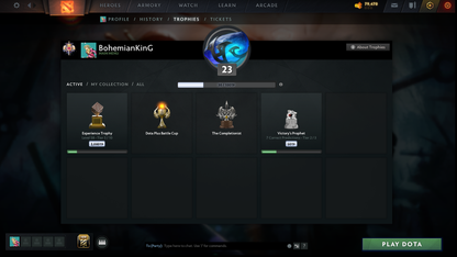 Legend I | MMR: 3057 - Behavior: 9543 | Pudge Persona | Fast Queue | Decent Sets Inside | Many Immortals | Perfect for Smurf | Quartero's Curios Items | Calibrated Account | Complete Access