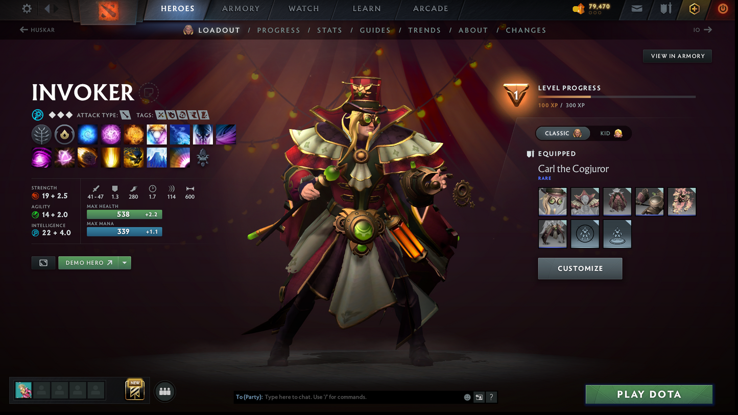 Legend I | MMR: 3057 - Behavior: 9543 | Pudge Persona | Fast Queue | Decent Sets Inside | Many Immortals | Perfect for Smurf | Quartero's Curios Items | Calibrated Account | Complete Access